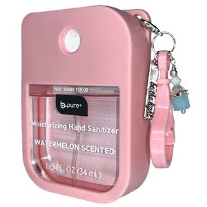 B Pure Watermelon Moisturizing Hand Sanitizer w Case and Added Charms